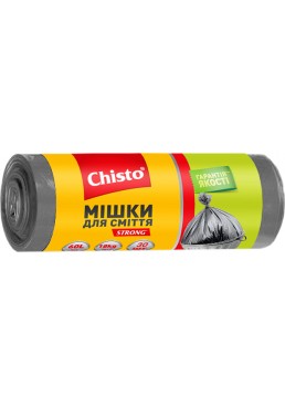 Пакеты для мусора Chisto Strong 60 л, 30 шт